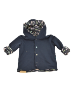 veste a capuchon reversible baleines pour enfants