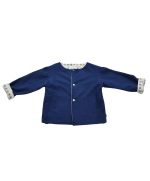 gilet bleu marine réversible