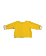 gilet manche longue evolutif bebe moutarde