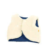 gilet du berger bleu marine réversible