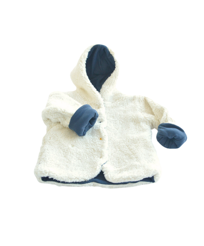 Veste en Teddy coton bio