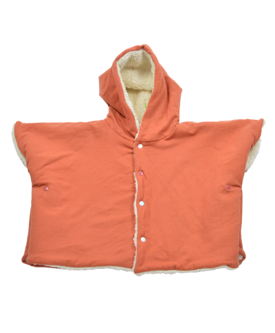 poncho polaire teddy enfant bio