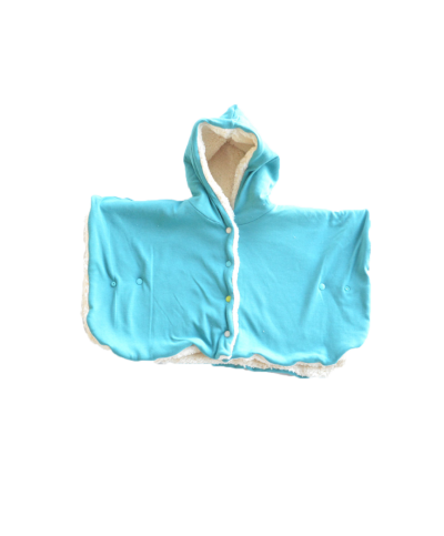 poncho made in France en coton bio