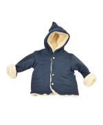 veste bleu marine mixte coton GOTS