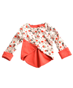 gilet reversible pour enfant coquelicots
