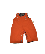 salopette fleurie et terra cotta