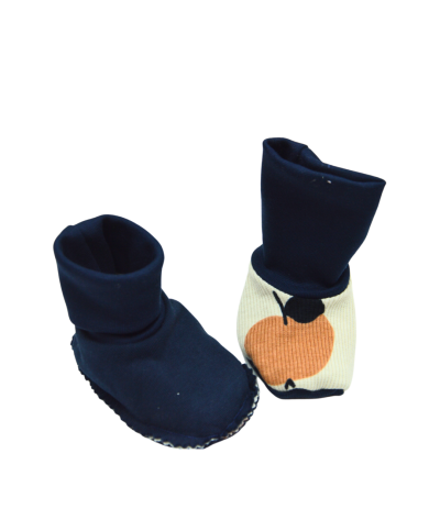 chaussons made in France en coton bio certifié GOTS