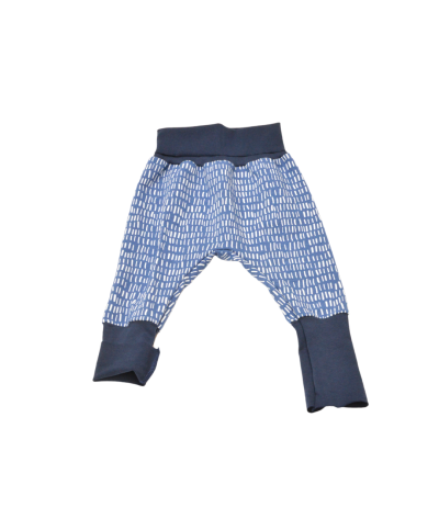 Sarouel bleu à rayures