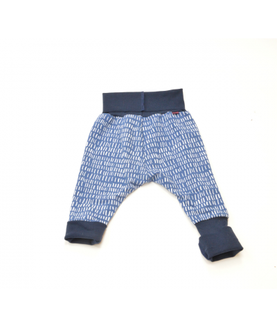 Sarouel bleu à rayures