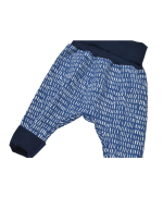 pantalon leggings confortable bebe polaire beu marine jersey motif chiens