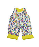 salopette reversible et evolutive couleurs peps GOTS