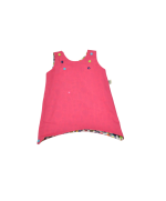 robe reversoble enfant rose fuchsia