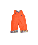salopette coton bio enfant orange