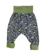 sarouel évolutif oiseau fond vert mixte