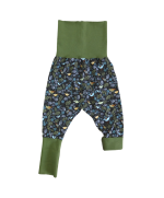 sarouel évolutif oiseau fond vert mixte