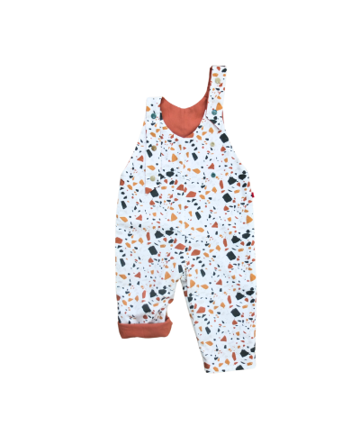 salopette évolutive mixte brique