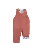 salopette reversible et evolutive pour enfant ,made in france, tissu bio