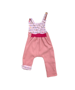 salopette enfant evolutive reversible  fait en france ,tissu bio