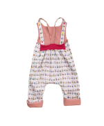 salopette enfant evolutive reversible  fait en france ,tissu bio