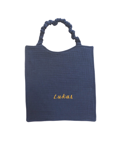 Bavoir Maternelle Double Gaze avec Prénom