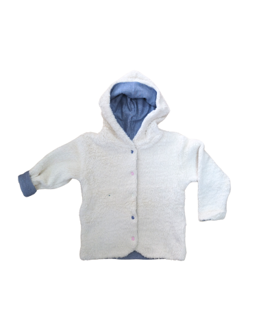 veste en fausse fourrure 100% coton pour les enfants