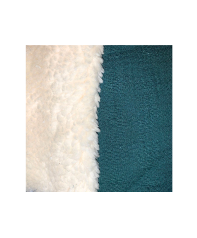 Poncho Teddy Double gaze 100% coton