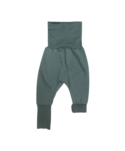 Sarouel molletonné coton bio Kaki
