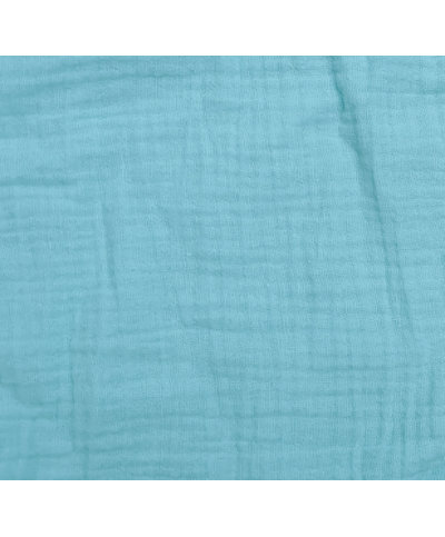 Lange double gaze coton bio vert menthe 60*60cm