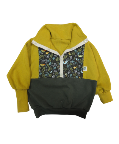 sweat evolutif oiseau kaki