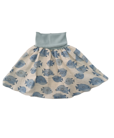 Jupe Poisson Bleu