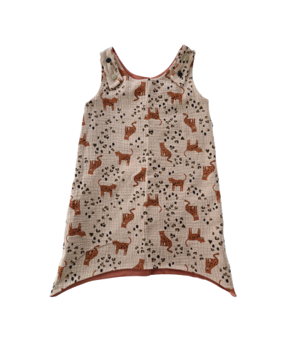 Robe réversible Léopard